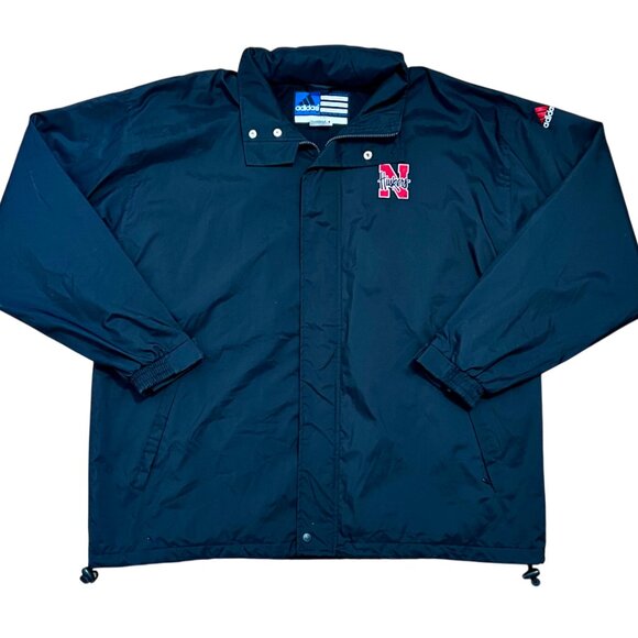 Nebraska Huskers Adidas Team Vintage Track Jacket - Picture 1 of 4